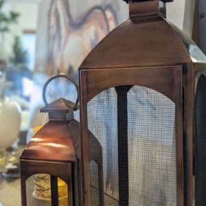 antique bronze lanterns