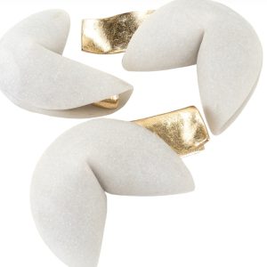 fortune cookie sculptures – set of 3
